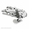 Yendo Metal Earth Metal Star Wars Millenium Falcon 3D Model, Silver YE3308471